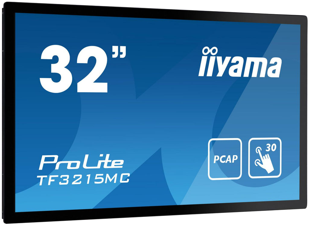 iiyama ProLite TF3215MC-B2 pantalla para PC 80 cm (31.5") 1920 x 1080 Pixeles Full HD LED Pantalla táctil Quiosco Negro