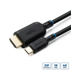 Microconnect MC-USBCHDMI3 adaptador de cable de vídeo 3 m USB Tipo C HDMI Negro