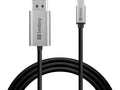 Sandberg 136-51 adaptador de cable de vídeo 0 m USB Tipo C DisplayPort Negro, Gris