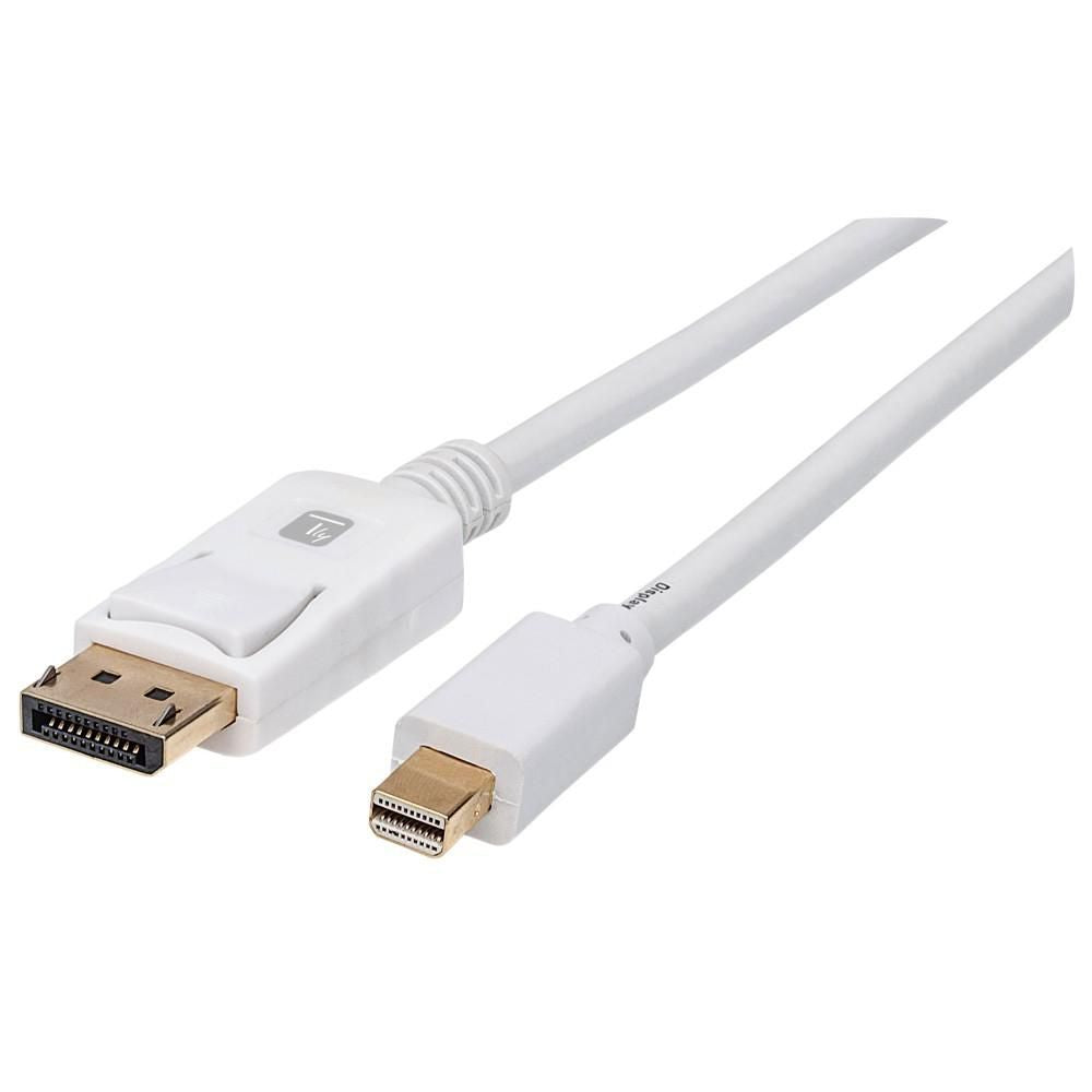 Techly ICOC MDP-030T4K cable DisplayPort 3 m Mini DisplayPort Blanco