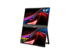 Verbatim Portable 15.6" FHD Dual Monitor Essentials Monitor portátil Negro 39,6 cm (15.6") LCD 1920 x 1080 Pixeles