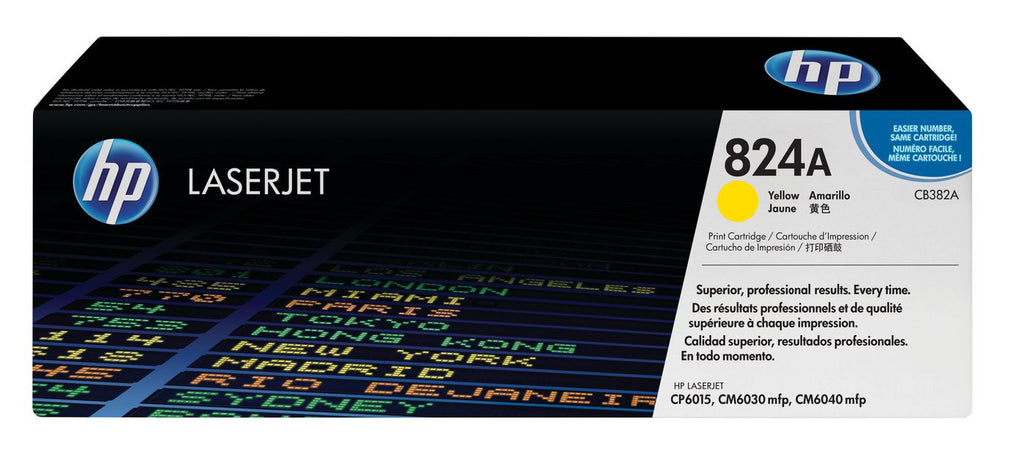 HP 824A Yellow Original LaserJet Toner Cartridge cartucho de tóner 1 pieza(s)