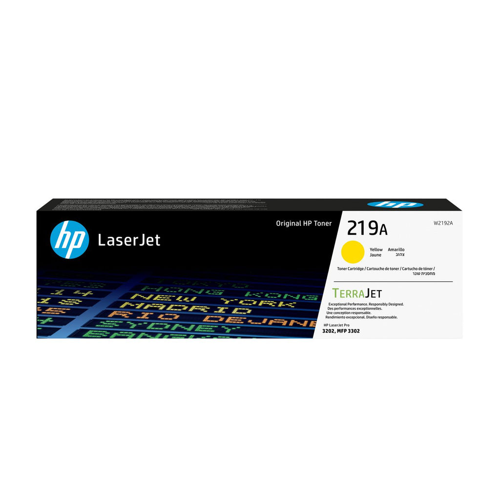 HP 219A Ylw LaserJet Toner Cartridge cartucho de tóner 1 pieza(s)