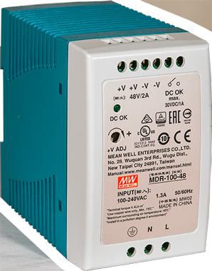 Barox power supplies for DIN rail, PS-DIN-AC/48/100
