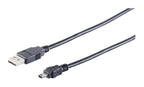 Microconnect USBAMB82 cable USB USB 2.0 1,8 m USB A Mini-USB B Negro
