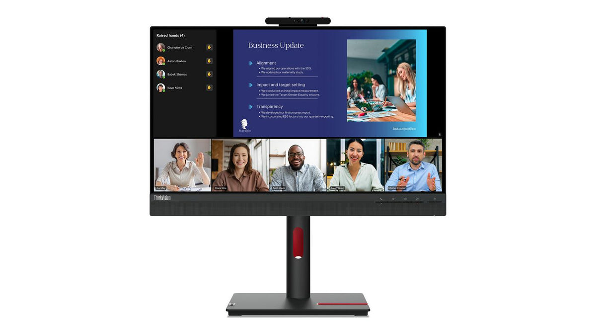 Lenovo ThinkVision T24v-30 pantalla para PC 60,5 cm (23.8") 1920 x 1080 Pixeles Full HD LED Negro