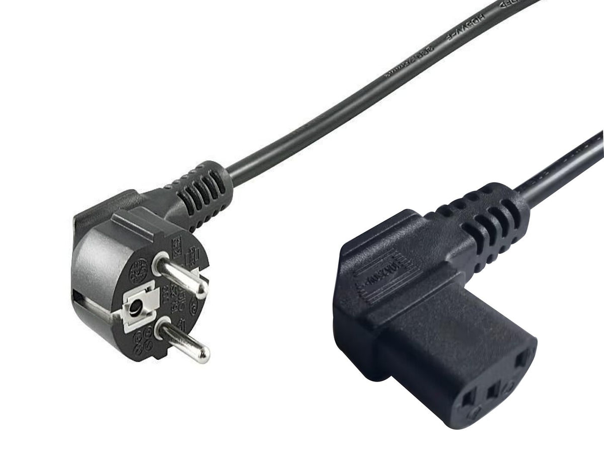 Microconnect PE010518 cable de transmisión Negro 1,8 m Enchufe tipo E+F C13 acoplador