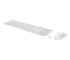 HP 655 Wireless Keyboard and Mouse Combo White teclado Ratón incluido Universal RF inalámbrica + USB Blanco