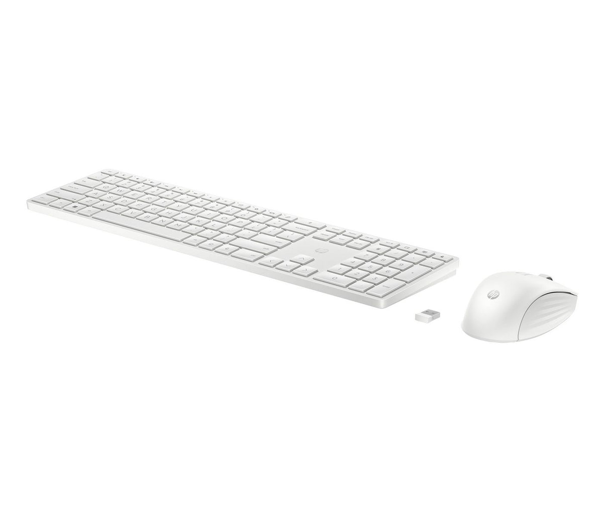 HP 655 Wireless Keyboard and Mouse Combo White teclado Ratón incluido Universal RF inalámbrica + USB Blanco