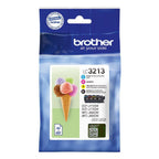 Brother LC3213VALDR cartucho de tinta 4 pieza(s) Original Alto rendimiento (XL) Negro, Cian, Magenta, Amarillo