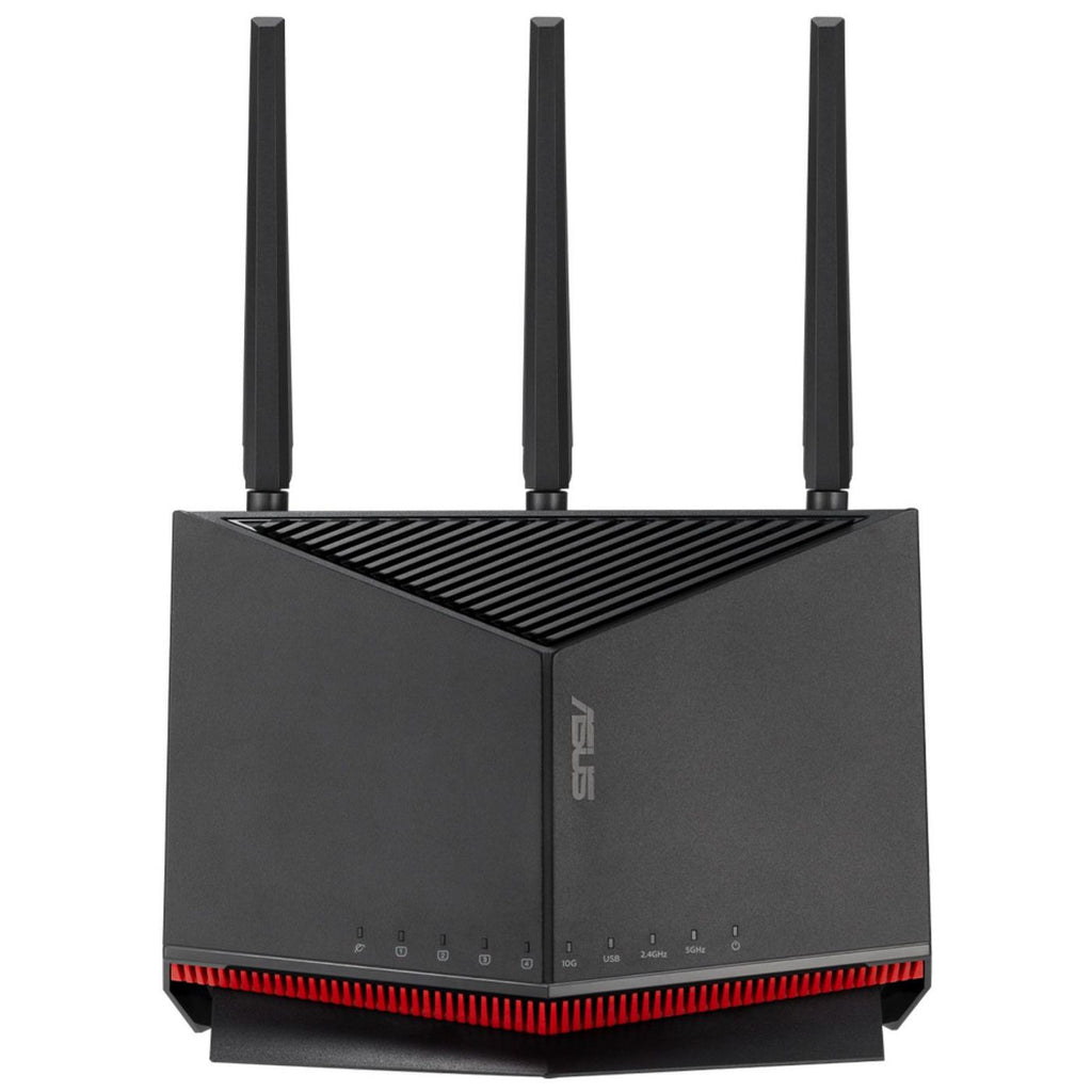 ASUS RT-BE86U router inalámbrico 10 Gigabit Ethernet Doble banda (2,4 GHz / 5 GHz) Negro