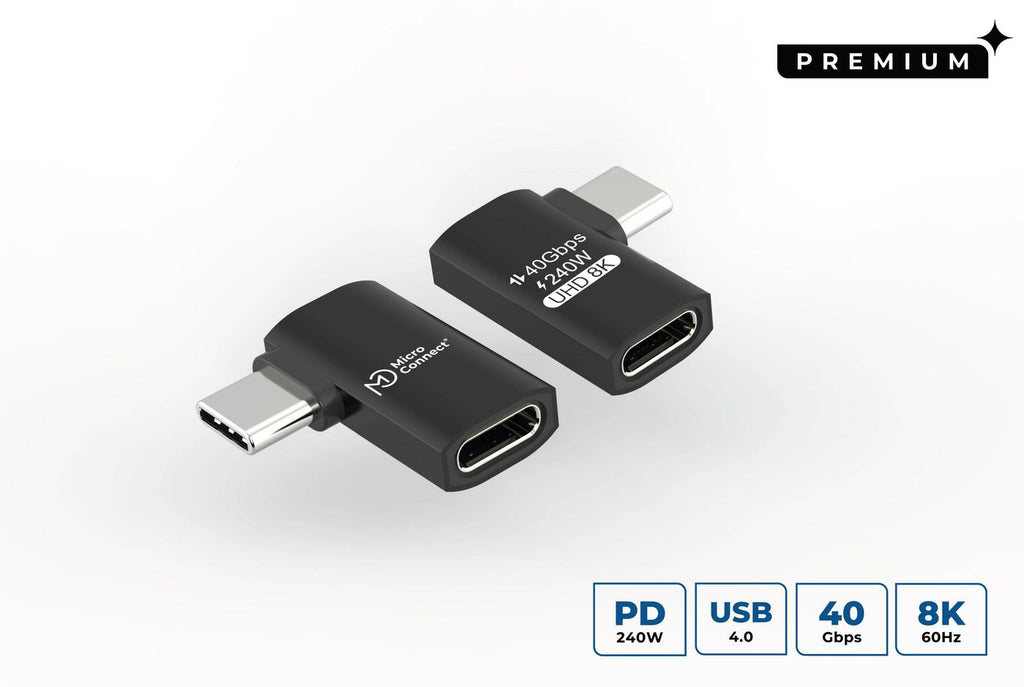 Microconnect USB4-CCFA-240W cable USB USB4 Gen 3x2 0 m USB C Negro