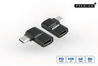 Microconnect USB4-CCFA-240W cable USB USB4 Gen 3x2 0 m USB C Negro