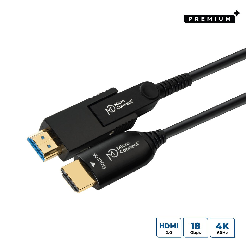 Microconnect HDM191920V2.0DOP cable HDMI 20 m HDMI tipo A (Estándar) Negro