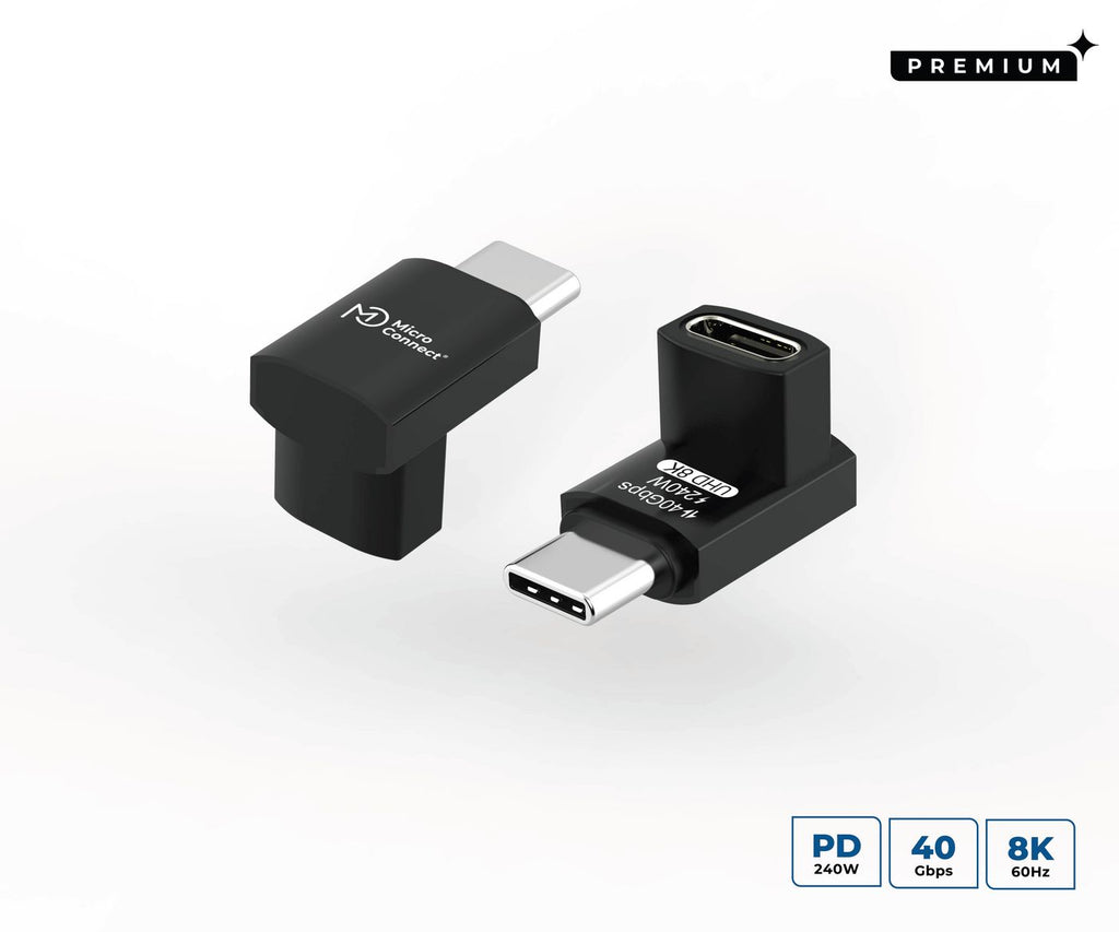 Microconnect MC-USB4AF cable USB USB4 Gen 3x2 0 m USB C Aluminio
