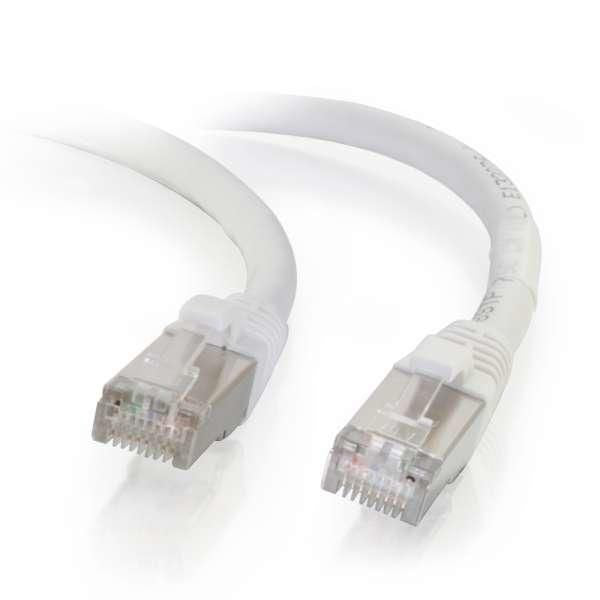 Mercodan KAT6A S/FTP 1.0m, White, 371919010