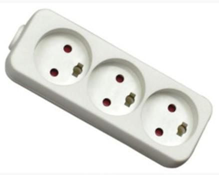 Mercodan Power strip 3 outlets 980250