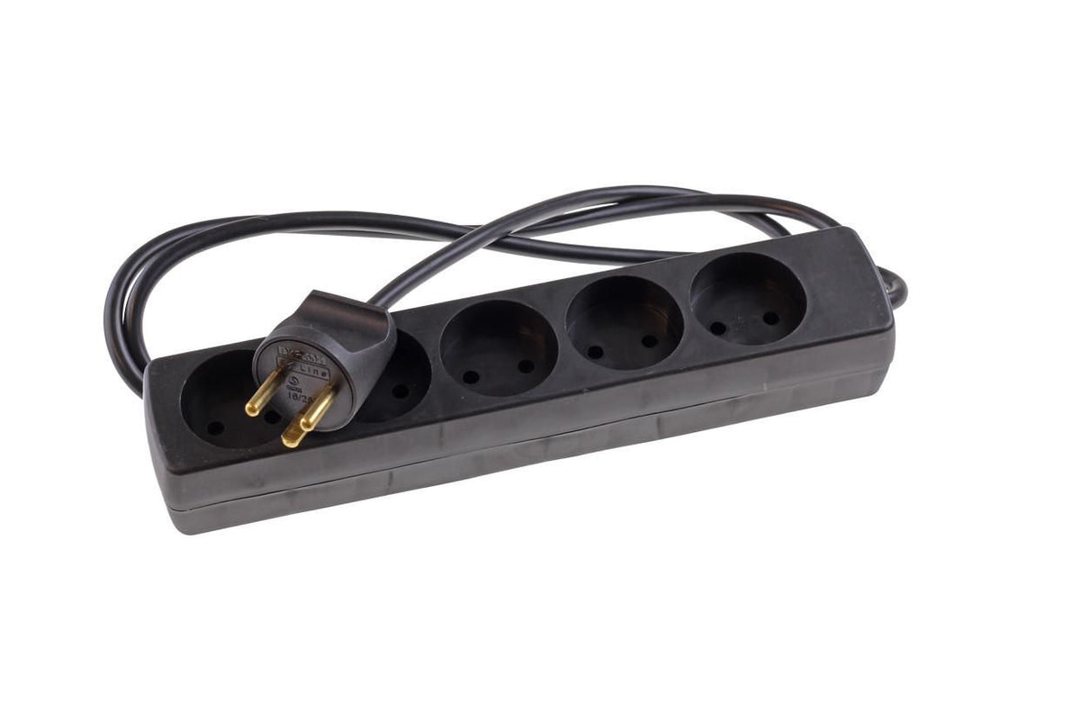 Mercodan EL power strip with 5 earthed 982215