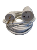Mercodan DK extension cord, white, 5.0 509790288