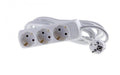 Mercodan Schuko power strip with 3 584420010