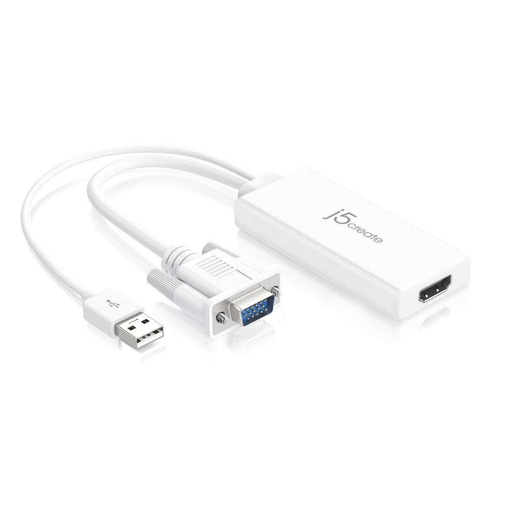 j5create JDA214 0,176 m VGA, USB A Blanco