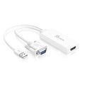 j5create JDA214 0,176 m VGA, USB A Blanco