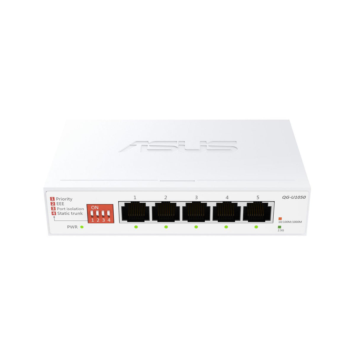 ASUS QG-U1050 No administrado 2.5G Ethernet (100/1000/2500) Blanco