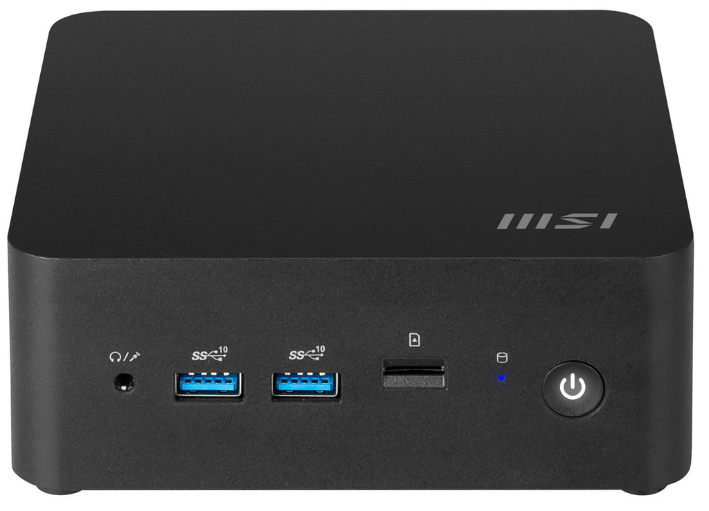 MSI CUBI NUC 1MG-244BEU PC/estación de trabajo barebone 0.84L sized PC Negro 100U Intel® SoC