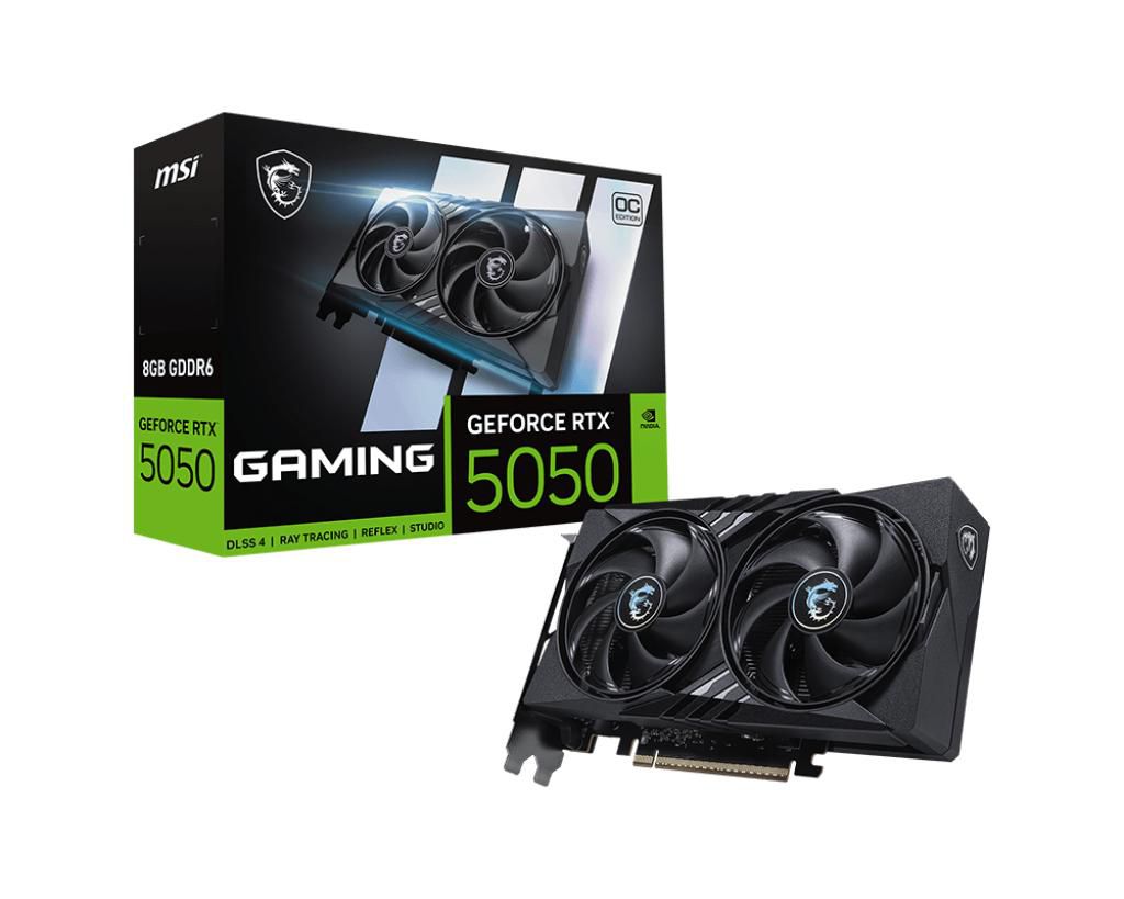 MSI GeForce RTX 5050 8G GAMING OC NVIDIA 8 GB GDDR6