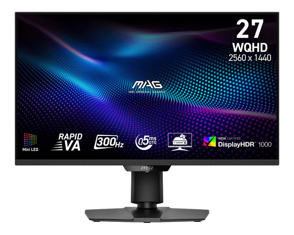 MSI MAG 274QPFDE X30MV pantalla para PC 68,6 cm (27") 2560 x 1440 Pixeles Wide Quad HD LCD Negro