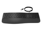 HP 485 Comfort Wired Keyboard teclado Oficina USB Negro