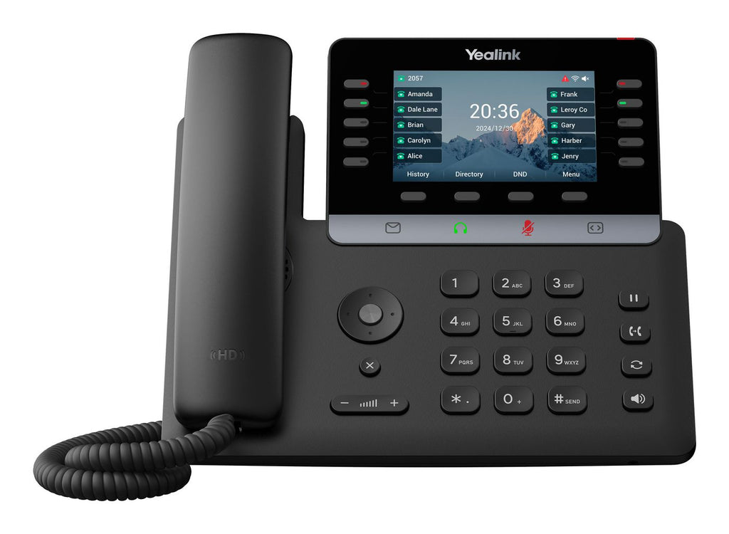 Yealink T74U teléfono IP Negro LCD