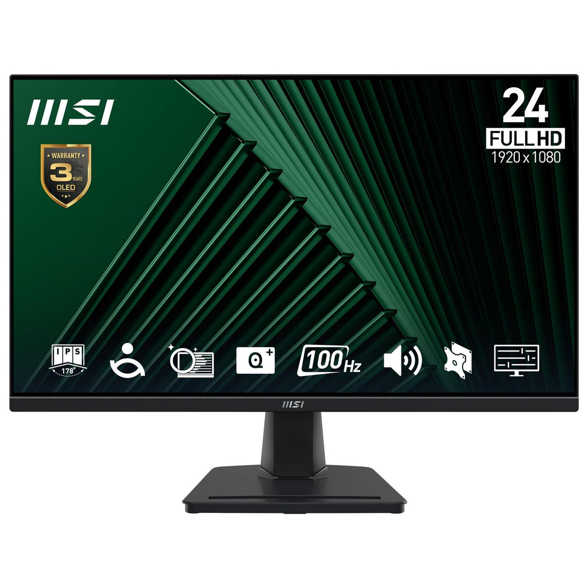MSI Pro MP245G pantalla para PC 60,5 cm (23.8") 1920 x 1080 Pixeles Full HD LCD Negro
