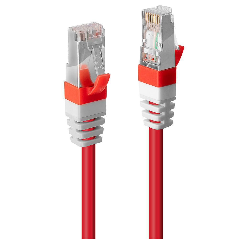Lindy 45384 cable de red Rojo 0,5 m Cat6a S/FTP (S-STP)