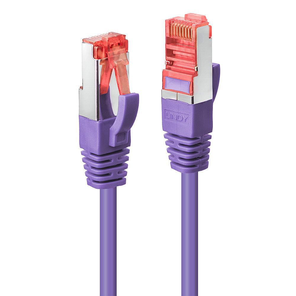 Lindy 47828 cable de red Púrpura 10 m Cat6 S/FTP (S-STP)