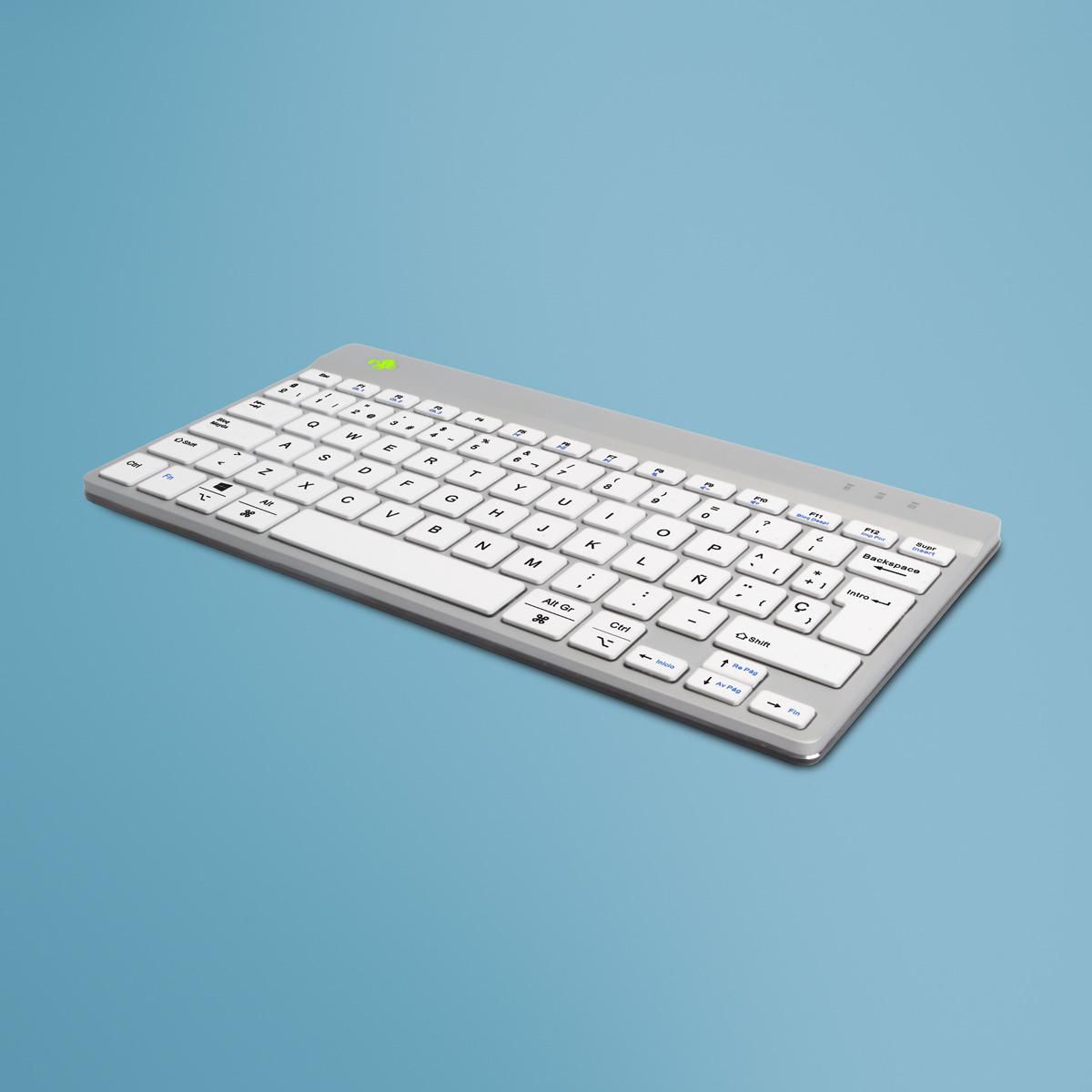 R-Go Tools RGOCOESWLWH teclado Universal Español