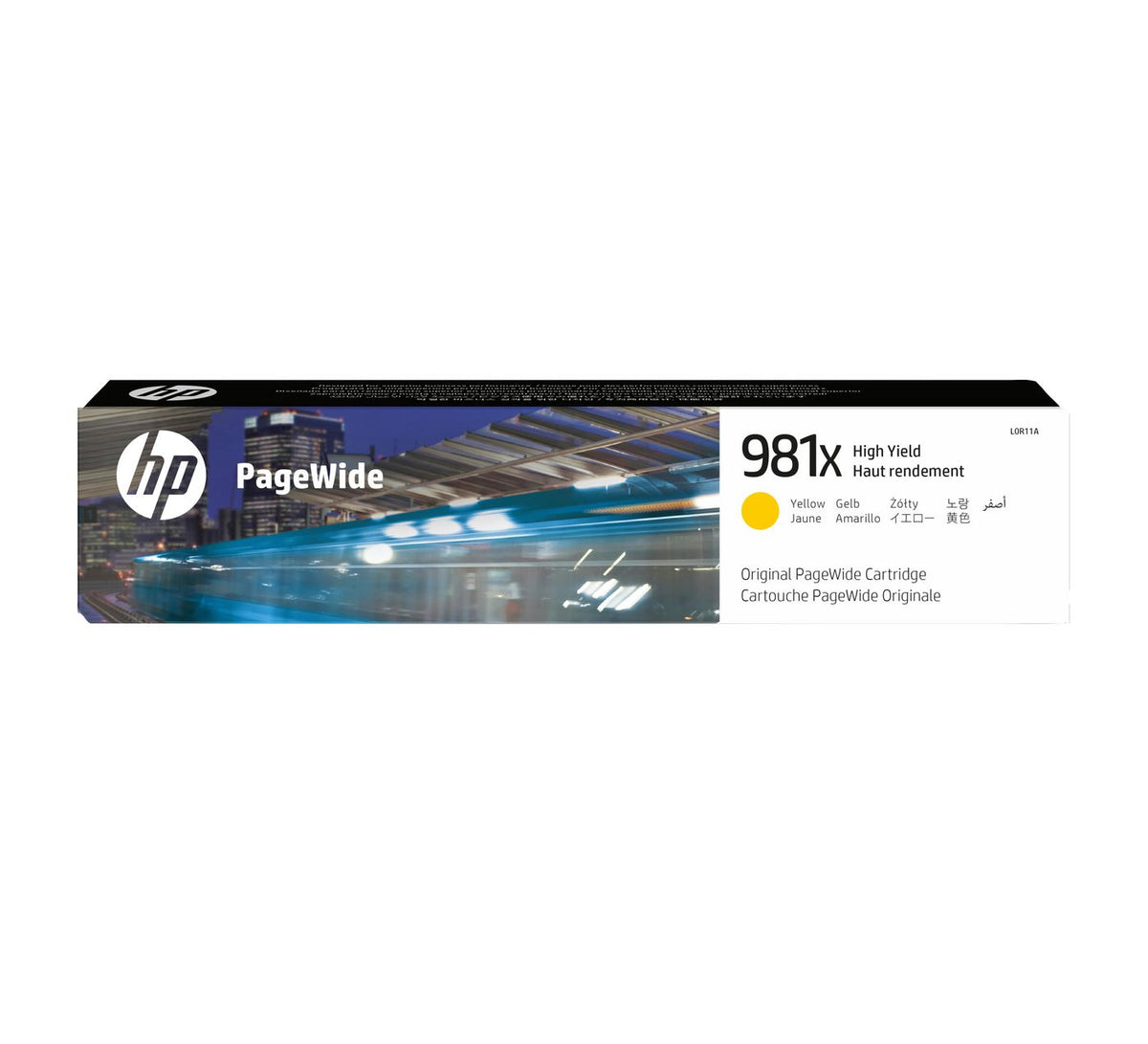 HP 981X High Yield Yellow Original PageWide Cartridge cartucho de tinta 1 pieza(s) Alto rendimiento (XL)