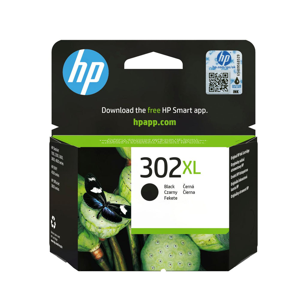 HP 302XL High Yield Black Original Ink Cartridge cartucho de tinta 1 pieza(s) Alto