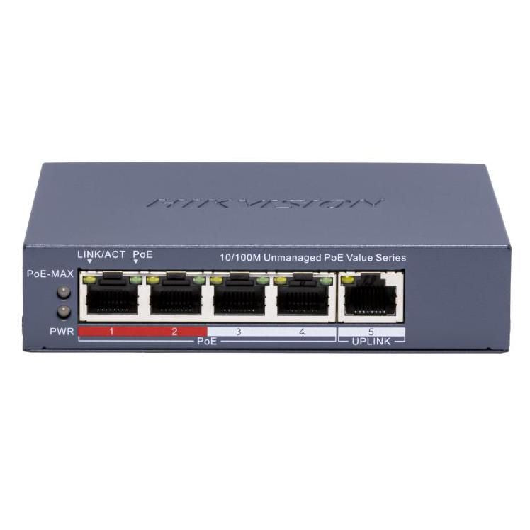 Hikvision 4-Port Fast Ethernet DS-3E0105P-E/M(C)