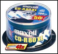 Maxell Max27051 Blank Cd Cd-R 700 Mb MX628523