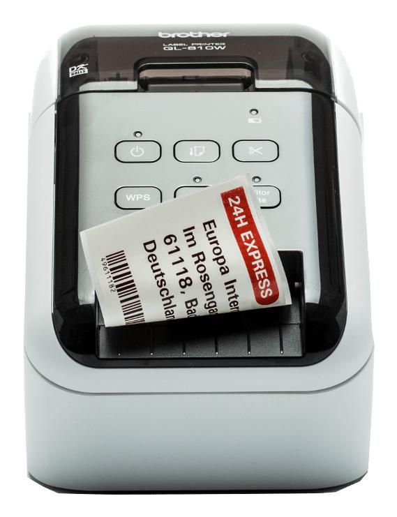 Brother QL-810WC impresora de etiquetas Térmica directa Color 300 x 300 DPI 176 mm/s Inalámbrico y alámbrico DK Wifi