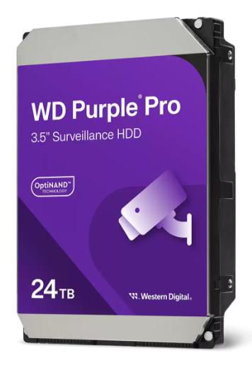 Disco Duro Western Digital WD Purple Pro Surveillance 24TB/ 3.5"/ SATA III/ 512MB