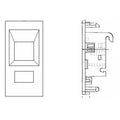 Belden Insert Euromod Outlet Flush NN01540