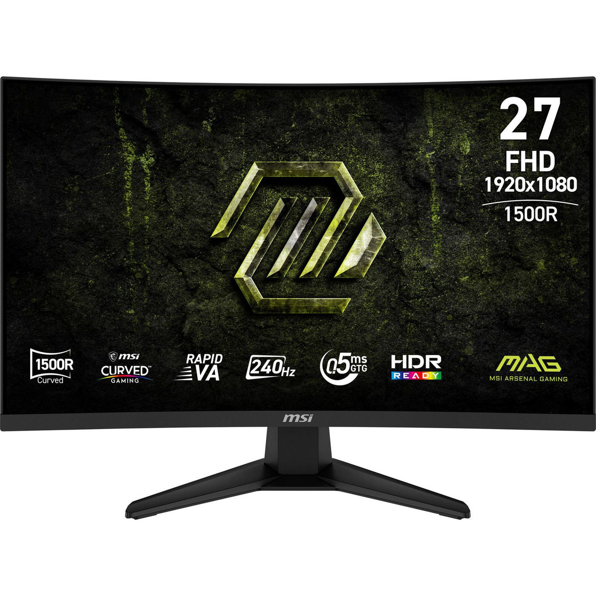 MSI MAG 275CF X24 pantalla para PC 68,6 cm (27") 1920 x 1080 Pixeles Full HD LCD Negro