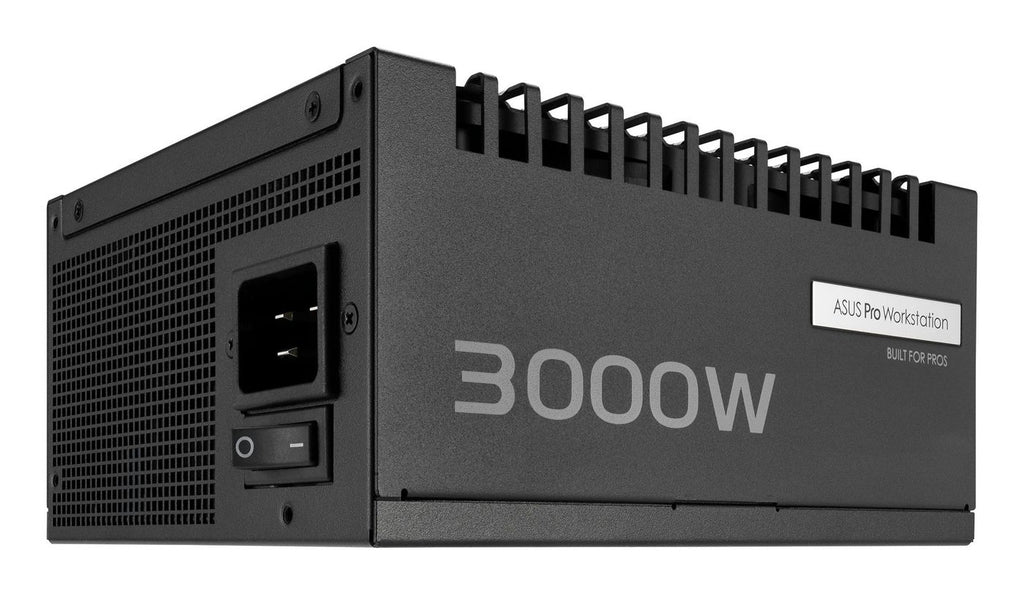 ASUS Pro WS 3000W Platinum unidad de fuente de alimentación 20+4 pin ATX ATX Negro