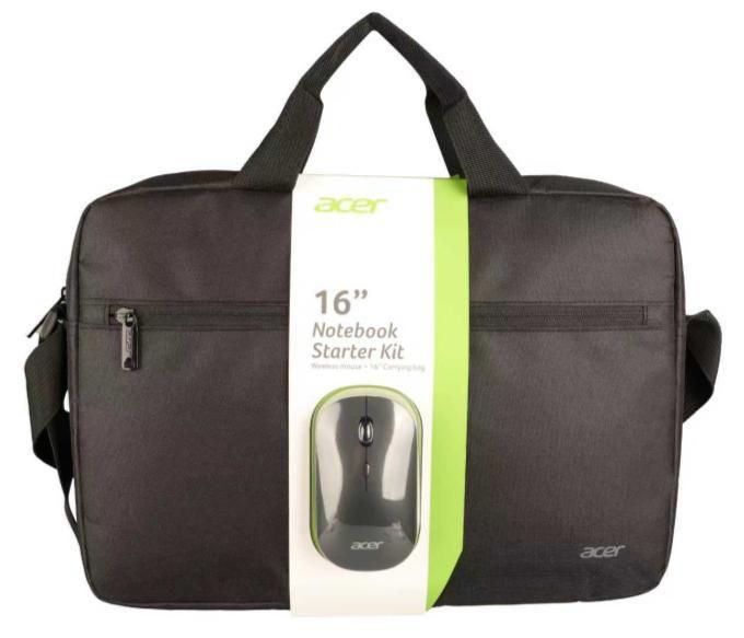 Acer GP.ACC11.03V maletines para portátil 40,6 cm (16") Maletín Negro