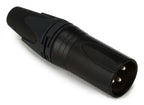 Equip 147930 conector 3-Pole XLR Negro