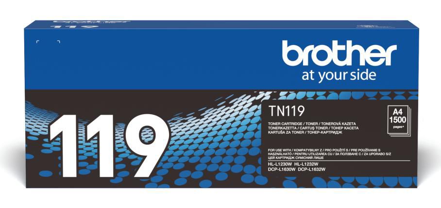 Brother TN-119 cartucho de tóner 1 pieza(s) Original Negro