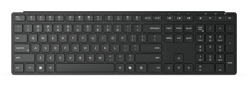Lenovo 4Y41S04692 teclado Hogar / Oficina RF Wireless + Bluetooth Francés, Alemán, Suizo Negro