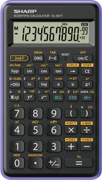 Sharp EL-501T calculadora Bolsillo Calculadora científica Negro, Púrpura